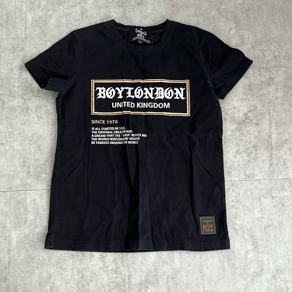 Boy London United Kingdom T-shirt size small - Picture 1 of 6